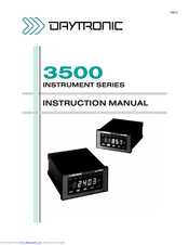 Daytronic model 3570 manual instructions